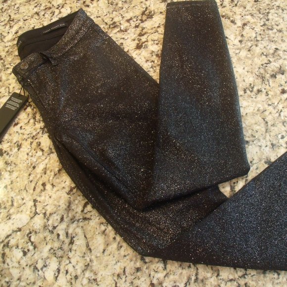 Guess Power Skinny Black Mysteek Wash Glitter Jean - Picture 9 of 16